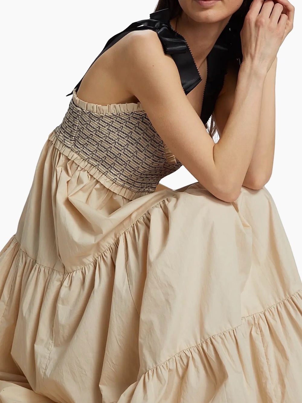 Free People Blue Bell Maxi Dress Size Medium - Picture 5 of 13